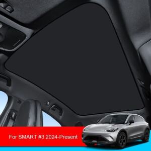 자동차 아이스 크리스탈 선루프 햇빛가리개 채광창 지붕 단열 차양 인테리어 액세서리 스마트 3 2024