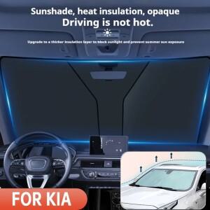 기아 호환 카니발 2022 자동차 앞 유리창 햇빛 가리개 차양막 내부 UV 차단