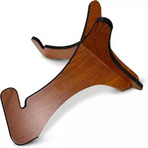 드트 핸드팬 나무 바닥 스탠드 유니버설 핏 컴팩트 플랫 팩 디자인