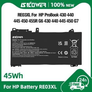 HP ProBook 430 440 445 450 G6 G7 ZHAN 66 Pro 13 14 15 G2 G3 HSTNN-0B1C HSTNN-UB7R 용 SKOWER RE03XL