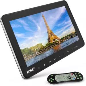 파일 유니버설 카 헤드레스트 마운트 모니터 - 10.5인치 차량용 멀티미디어 CD DVD 플레이어 HDMI 및