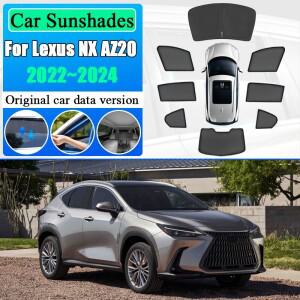 Lexus NX 350H AZ20 용 마그네틱 차양 2022 앞 유리 사이드 윈도우 자동차 메쉬 단열 액세서리