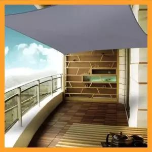 사각 그늘막 차양 텐트 방수 캔버스 230cm 그레이 천막