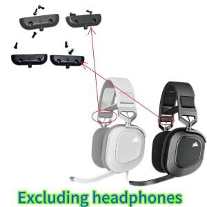 CORSAIR HS80 RGB/HS80 MAX 게이밍 헤드폰용  예비 부품 교체용 플라스틱 힌지 버클 수리