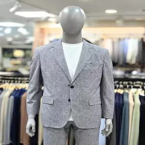 [런던포그]런던포그 세이브존04 라이트그레이 델라베 프린트서커셋업자켓 LPAJS754[03] (48043143)