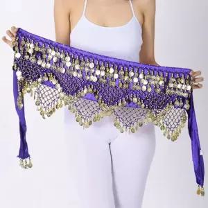 밸리댄스 의상 치마 무대 인도 초보자 상의 벨트 춤 세트