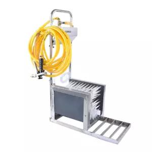 장화 세척기 브러쉬 축사 작업화 식품공장 세정대 소독기 3면 물분사 털이개