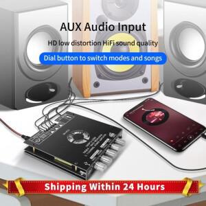 서브우퍼가 포함된 ZK-HT21 디지털 전력 증폭기 보드 모듈 TDA7498E DC15-36V 160WX2+220W 2.1 채널 HiFi B