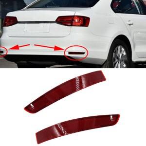 VW 제타 세단 2015 2018 레드 렌즈 범퍼 리플렉터 테일 자동차 부품 16D945105A 듀얼