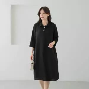 [마담4060]엄마옷 마담4060 찰랑히든포켓카라 여성 데일리 원피스 -ROP2604003-..