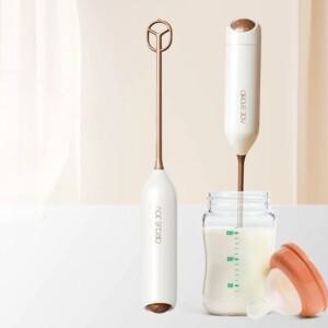 Circle Joy 휴대용 미니 소형 전기 우유 거품기 핸드헬드 푸드 홈 키친 커피 믹서