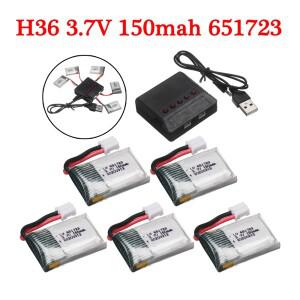 3.7V 150mAh 리포 배터리 H36 E010 Furibee F36 RC Quadcopter 부품 장난감 드론 및 충전기