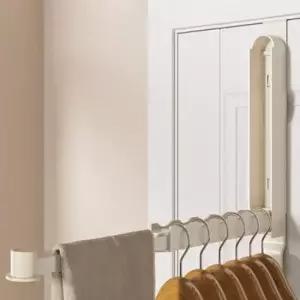 [생활] 문걸이 도어행거 길이조절 접이식옷걸이 도어후크 화이트 DP71430