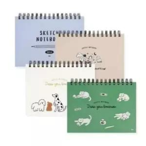 [문구/오피스] 하드커버 스프링 스케치노트 75매 1박스 48권 대량구매