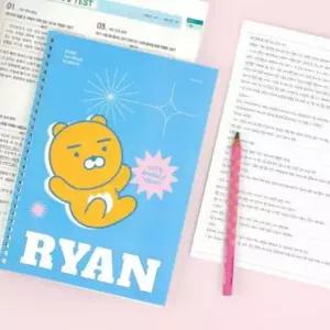 [문구/오피스] 연습장 10개 스프링 카카오프렌즈 1세트 비비드 캐릭터 노트 줄노트 신학기