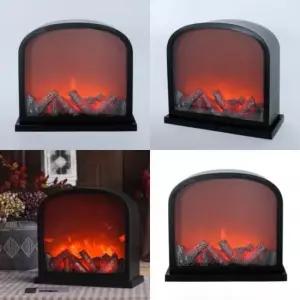 [Deco] 감성 LED 벽난로 불멍 무드등 캠핑 집 침대무드등