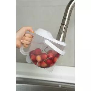 깜도리2 세척통 도구 과일 아이디어 주방 반자동 쌀 워싱 씻는