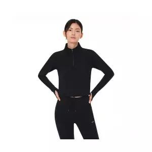 ANDAR 릴레어 기모 크롭 하프 집업 109782