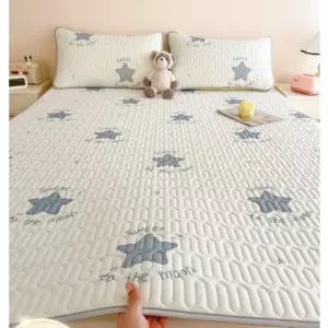 여름까는이불 냉감패드lk 바닥 4면고정침대패드 여름용 라지킹 A형