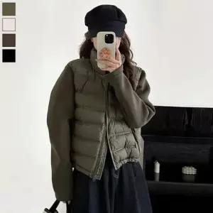 [SBD] 아우터 롱점퍼 일체형디자인 오버핏점퍼 바람막이점퍼 데일리점퍼 하이넥