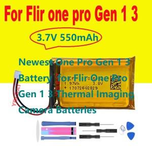 Flir One Pro Gen 1 3 열화상 카메라 배터리용  3.7V 550mAh