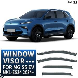 MG S5 EV 2024+ 차량용 윈도우 바이저 어닝 쉘터 앞유리 측면 창문 비/햇빛 가리개 자동차 액세서리 4개