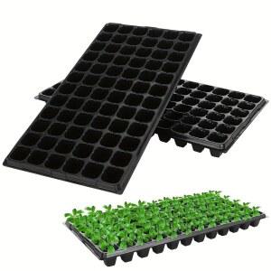 모판 모종판 트레이 10개 묘목 발코니용 다육 정원 온실 가정 육묘 상자 식물 원예 발아 화분