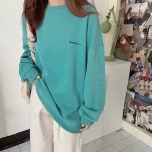 데일리 오버핏 데일리 맨투맨 레이어드 라운드 넥 맨투맨 루즈핏 박시 여성