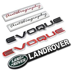 랜드로버 프리랜더 1 2 디펜더 디스커버리 3 이보크 레인지 메탈 합금 자동차 로고 데칼 배지 액세서리 스