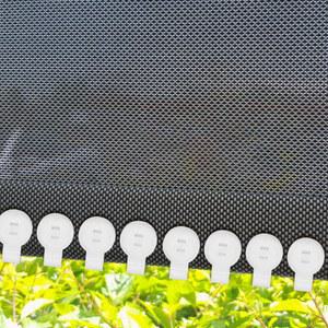 차광막고정클립 80개 원형 차양막 온실 햇빛 정원 재사용 방수포 클립 캐노피 가리개 고정용 그물