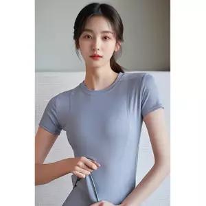 [리빌모아]여자 필라테스복 요가복 운동복 레깅스 트레이닝복 슬림핏 반팔티DJW-TSH-S