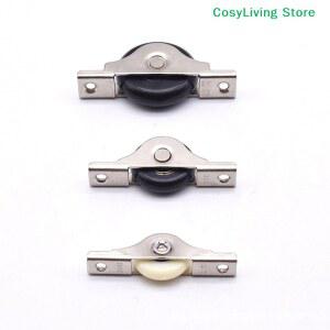 방충망롤러 스틸 무소음 수납장 도어 부품 내하중 가구 홈형 옷장 풀리 나일론 슬라이딩