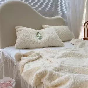 부드러운 겨울 입는 그린 망토담요 85x150cm 대형 무릎담요 극세사