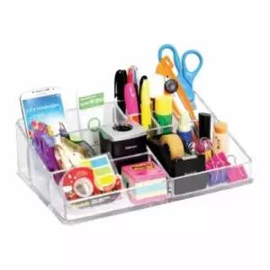 [JED] 책상 다용도 투명 칸막이 정리함 아크릴 수납 정리함