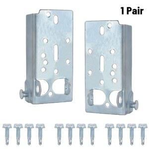 방충망롤러 716인치 스템 롤러용 바닥 브라켓 세트 볼트 아연 중부하 작업용 리프팅 강철 차고