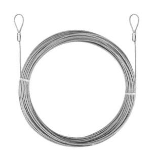 스테인리스 스틸 와이어 로프 프레스드 알루미늄 슬리브 터미널 안전 2M 길이