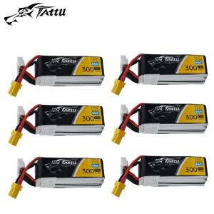 핫TATTU RC 헬리콥터 쿼드콥터 FPV 레이싱 드론 부품 Lipo 배터리 XT30 플매트 카펫 러그 포함 75C 300mAh