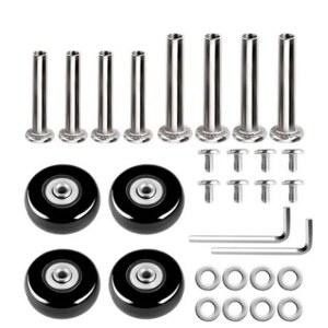 캐리어바퀴교체 수리 1224 개대 가방 부품 키트 DIA40MMECHATRONICS50MMECHATRONICS60MM 자동 수하물 차축 내마모성 교체