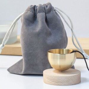 싱잉볼 미니 명상용 황동 사운드볼 가정용 세트 소형 윈드차임 요가 그릇 명상