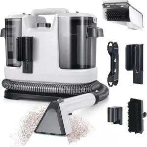 귀여운 늑대 휴대용 카펫 및 실내 청소기 얼룩 제거기 소파 자동차 계단 러그 애완동물 위한 14Kpa 강력