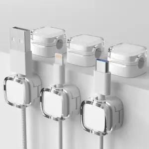 자석케이블홀더 클립 선정리 케이블 홀더 전 전선고정 자석