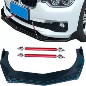 스트럿 로드 타이 서포트 바 8-11인치 유니버설 프론트 범퍼 립 바디 키트 스포일러