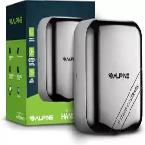 알파인 인더스트리 헴록 자동 고속 핸드 드라이어 - 헤비 듀티 스테인리스 스틸 상용 열풍 블로워 1800와트