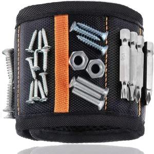 생일 아버지의 날 크리스마스를 위한 마그네틱 손목밴드 남성 선물 남편 남자친구 핸디맨 정비사(블랙)를