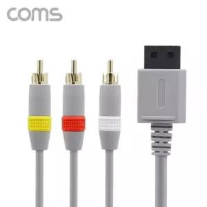 wii 영상 케이블 게임기 프로젝터 미디어 닌텐도 wii 영상 케이블 모니터 오디오 연결선 비디오 음성 젠더