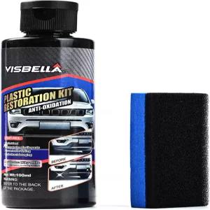 자동차 외장 및 인테리어 트림 스크래치 제거 키트 청소를 위한 오토엑스버트 100ML 플라스틱 복원기