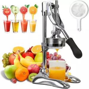 수동 착즙기 상업용 핸드 프레스 시트러스 레몬 석류용 스테인리스 오렌지 압착기 사용하기 쉽고 청소