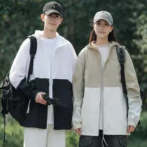 [몽벨리즈]남녀공용쿨에어배색바람막이후드점퍼 mde2302846