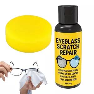 렌즈용 전문 스크래치 제거 키트 30g 수리 유리 연마 카메라 및 시계 컴파운드 사용하기 쉬운 솔루션