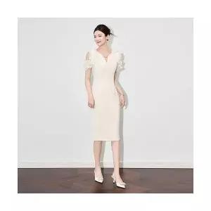 여사친 원피스 롱 여름 윈드 오프숄더 힙스터 하객 MF2